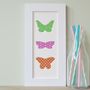 Framed Butterfly Cut Out Picture, thumbnail 3 of 4
