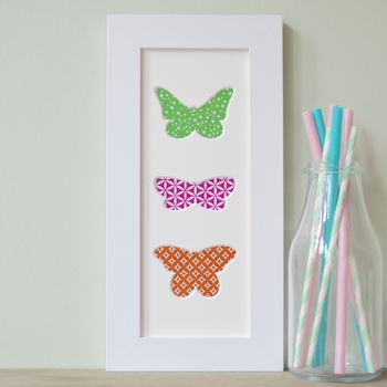 Framed Butterfly Cut Out Picture, 3 of 4