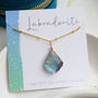 Labradorite Crystal Necklace, thumbnail 4 of 9