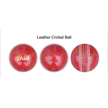 Daddy's Personalised Cricket Ball, 4 of 4