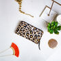 Ladies Leopard Print Pony Hair Leather Purse, thumbnail 1 of 6