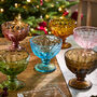 Set Of Six Roselle Footed Bowls, thumbnail 1 of 6