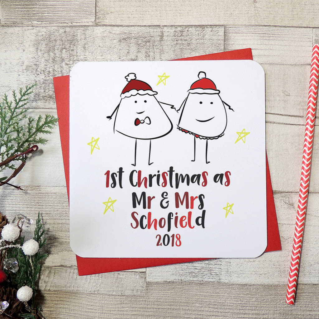 What To Write In A Christmas Card For A Newly Married Couple