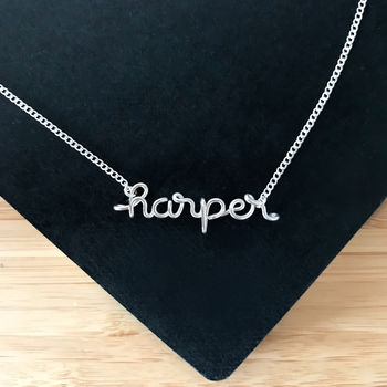 Personalised Handcrafted Name Necklace 14k Gold Filled, 3 of 11