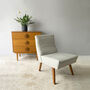 1960’s Belgian Mid Century Bedroom Chair / Side Chair, thumbnail 1 of 9