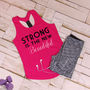 Gym Strong Is Tri Dri Vest, thumbnail 2 of 4