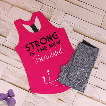 Gym Strong Is Tri Dri Vest, 2 of 4