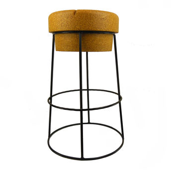 Champagne Cork Tall Bar Stool, Customise For Free, 5 of 10