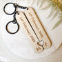 'Our Date' Personalised Keyring Set, thumbnail 1 of 5