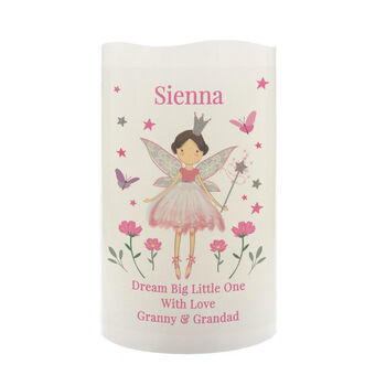 Personalised Fairy Princess Night Light LED Candle, 5 of 5