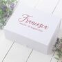 Personalised Bridesmaid Box Choose Your Colour, thumbnail 2 of 7