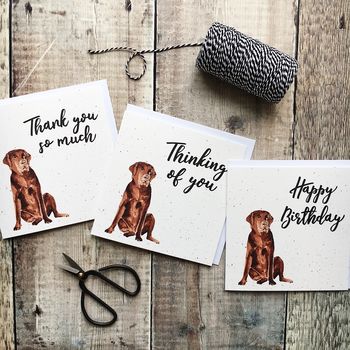 Happy Birthday Labrador Card, 4 of 4