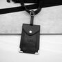 Personalised Metallic Edge Leather Luggage Tag, thumbnail 2 of 7