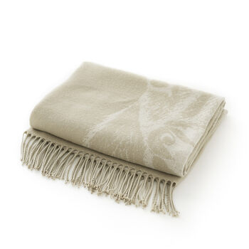 Stag Oatmeal Faux Cashmere Throw 140x180, 2 of 5