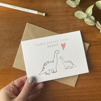 Happy Father's Day Daddy Dinosaur Card, 2 of 5