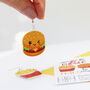 You Are The Burger To My Fries Valentine's Earrings, thumbnail 4 of 12