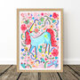 Light Pink Unicorn Name Print Set, thumbnail 11 of 12