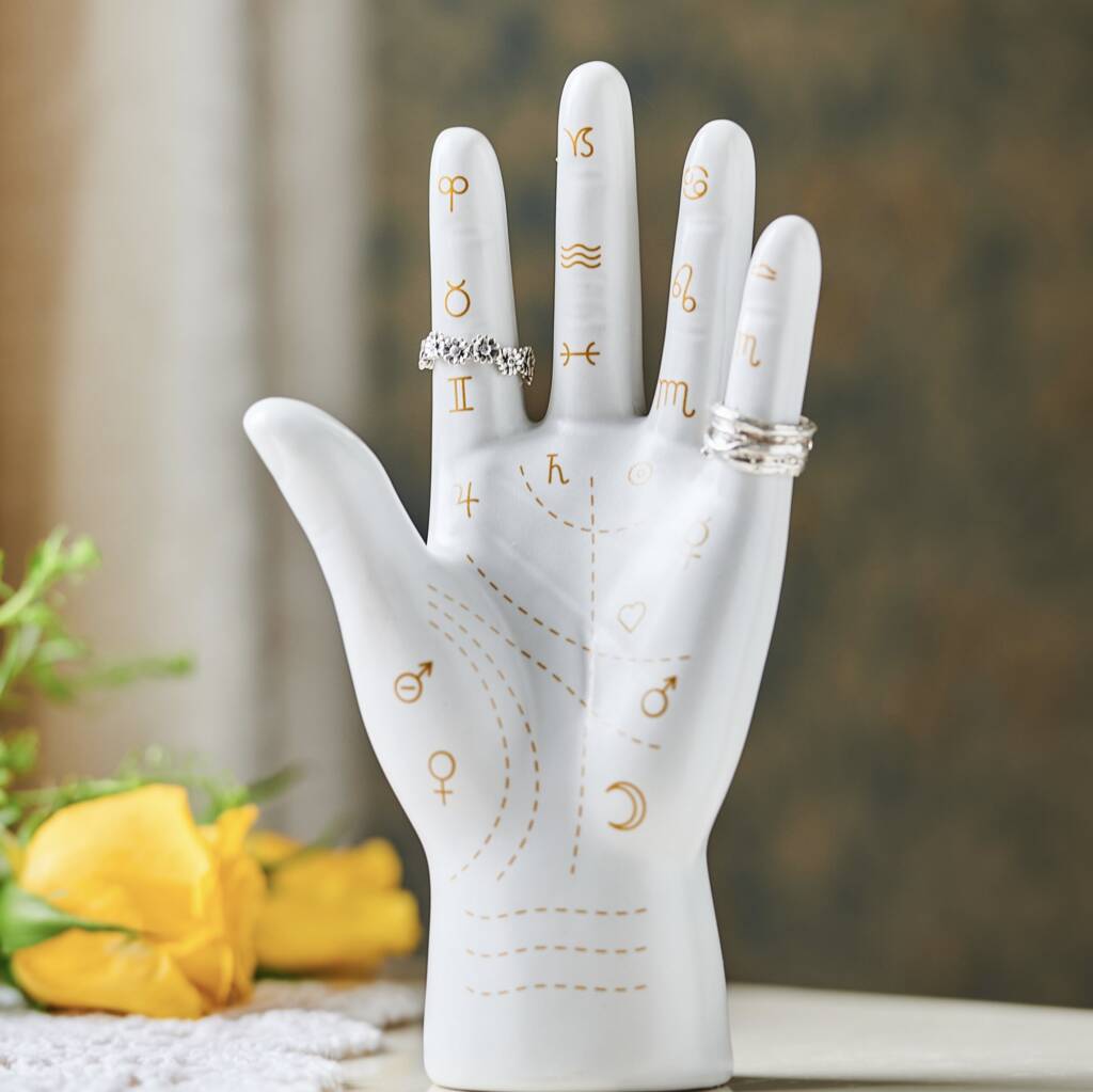 Decorative Fortune Teller Palmistry Hand, 1 of 6