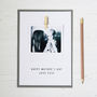 Personalised Luxury A5 Photo Message Card, thumbnail 6 of 6