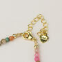 Colourful Crystal Beaded Bracelet, thumbnail 3 of 5