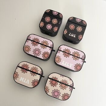 Flowers Airpod Case *Option For Personalised Name, 3 of 5