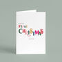 Personalised Baby's First Christmas Card, thumbnail 2 of 4