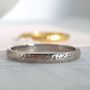 Textured Gold Wedding Ring, thumbnail 4 of 6