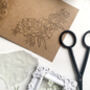 Peony Floral Rubber Stamp, thumbnail 10 of 10