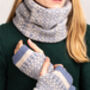 Soft Knitted Fair Isle Lambswool Snood, thumbnail 7 of 12