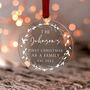 First Christmas As A Family Ornament Decoration, thumbnail 9 of 11