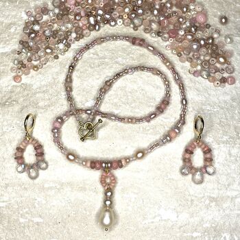 'Angel' Opal, Quartz And Pearl Necklace, 3 of 9