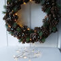 Assorted Pinecones And Green Berries Wreath, thumbnail 2 of 2