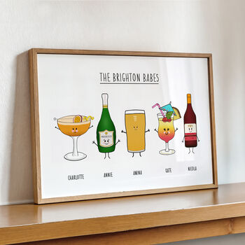 Personalised Friends Print, 2 of 12