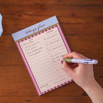 Daily Planner Pad A5 | Berry Stripe, 2 of 5