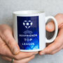 'Top Of The League' Football Mug For Boyfriend, thumbnail 1 of 3