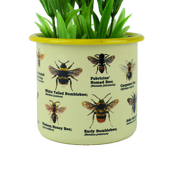 Bee Enamel Plant Pot, 6 of 6