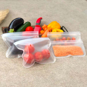 Eco Friendly Reusable Silicone Food Storage Bags, 2 of 5