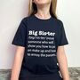 Big Sister And Little Sister Definition T Shirt Set, thumbnail 4 of 8