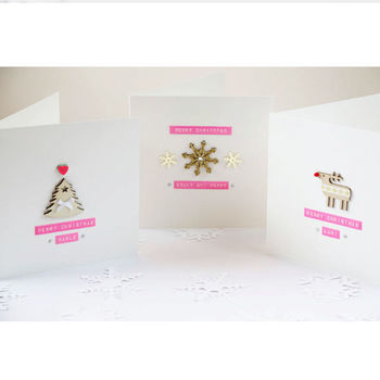 Personalised Reindeer Greeting Card, 3 of 3