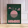 Mambos Ibiza Club Print | Poster | Wall Art | Geometric | Dj | Clubbing | Patterned | Bauhaus | Print | House Music, thumbnail 8 of 8