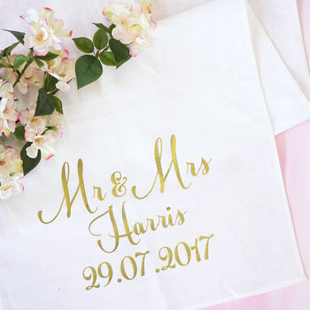 Personalised Classic Wedding Table Runner, 3 of 6