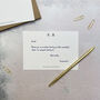 Personalised Monogram Correspondence Cards, thumbnail 7 of 8