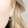 Sterling Silver Kenitra Hoops, thumbnail 3 of 4