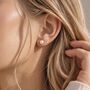 Swarovski Pearl Stud Earrings, thumbnail 1 of 7