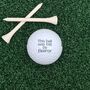 Six Personalised Golf Balls With ''This Ball Was Lost By .. ..'', thumbnail 4 of 5