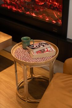 Boho Karoo Rattan Side Table, 4 of 10