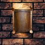 Corten Steel Curved Wall Light Surrounds Kastali, thumbnail 1 of 11