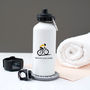 Personalised 'Tour De … ' Cycle Water Bottle, thumbnail 3 of 7