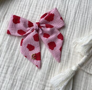 Children's Hair Bow With Personalisation, 2 of 7