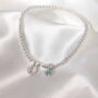 Sterling Silver Initial And Birthstone Family Bracelet, thumbnail 2 of 5